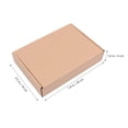 thumbnail image 2 of MasteelfCA 25pcs Corrugated Board Packing Boxes Moving Boxes Express Storage Boxes, 2 of 7