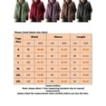 thumbnail image 2 of Bomotoo Women Casual Coat Solid Color Drawstring Jacket Winter Warm Plush Fuzzy Fleece Overcoats Brown 3XL, 2 of 4