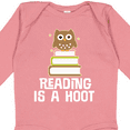 thumbnail image 4 of Inktastic Reading Is A Hoot Librarian Gift Girls Long Sleeve Baby Bodysuit, 4 of 5