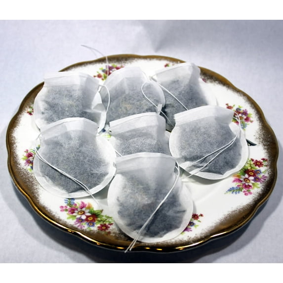 Special Tea Company Round Empty Tea Bags with Draw String Closure (250 count)