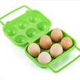 thumbnail image 3 of Caja de huevos de plástico portátil, caja de almacenamiento de huevos plegable de 6 rejillas, caja de almacenamiento de huevos de gran capacidad, caja de almacenamiento para nevera y cocina Sailing Electrónica, 3 of 6
