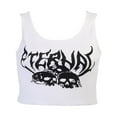 thumbnail image 4 of Débardeur Imprimé Punk Gothique pour Femmes, Mode Urbaine Y2K, 4 of 6