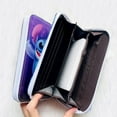 Lilo & Stitch Long Wallet Cute Cartoon Polka Dot Large Capacity Women