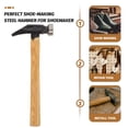 thumbnail image 2 of 1Pcs Tack Hammer Multi Function Anti Slip Handle Rustproof Wear Resistant For Professional Users In Shoe Making, 2 of 9