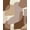 Brown Beige, Pattern 5, variant on ODIKA 8'x10' Washable Area Rug Durable, Non-Slip Interlocking Shapes Beige Large Brushstroke Abstract Neutral Block Playful for Living Room, Under Sectional, Family