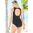 thumbnail image 2 of Swim 365 Women's Plus Size High-Neck One Piece, 2 of 6