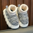 thumbnail image 4 of Akiihool Slippers Kids Kids Winter Indoor Household Shoes Toddler Boys Girls Cartoon Warm Winter House Shoes (Grey,10.5), 4 of 5