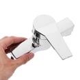 thumbnail image 3 of UPGRATOR Bathtub Taps Bathroom Faucet Chrome Ceramic Valve Core Save Space 1Set, 3 of 8