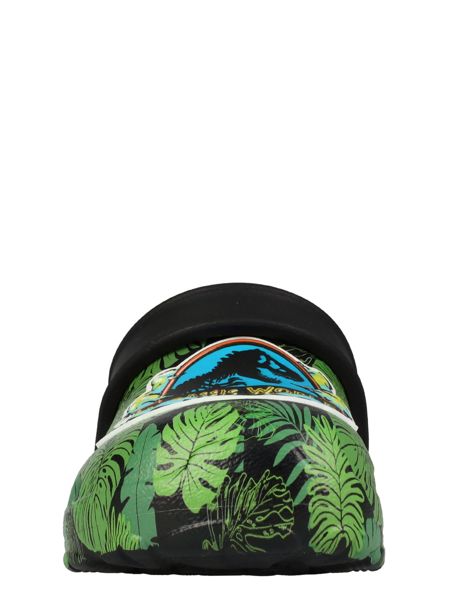 Jurassic World Toddler Boys Casual Black Clogs with Back Strap