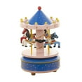 thumbnail image 3 of Carousel Music Box Rotate Rotation Romantic Carousel Handicraft Music Box Gifts, 3 of 9