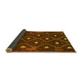 thumbnail image 2 of Ahgly Company Indoor Square Oriental Yellow Traditional Area Rugs, 8' Square, 2 of 4