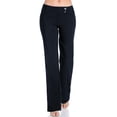 thumbnail image 4 of MixMatchy Women's High Waist Slim Boot-Cut Stretch Office Pants Trousers, 4 of 5