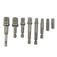thumbnail image 7 of 2 3 8Pcs Drill Socket Adapter Drill Extension Bit Socket Adapter Kit 1 4 3 8 1 2 Square Head 1 4 Hex Shank Drill, 7 of 7