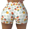 thumbnail image 2 of Lsque Floral Strawberr Pattern High Waisted Biker Shorts for Women-Tummy Control Fitness Athletic Workout Running Yoga Gym Shorts,Moisture-Wicking-X-Large, 2 of 9