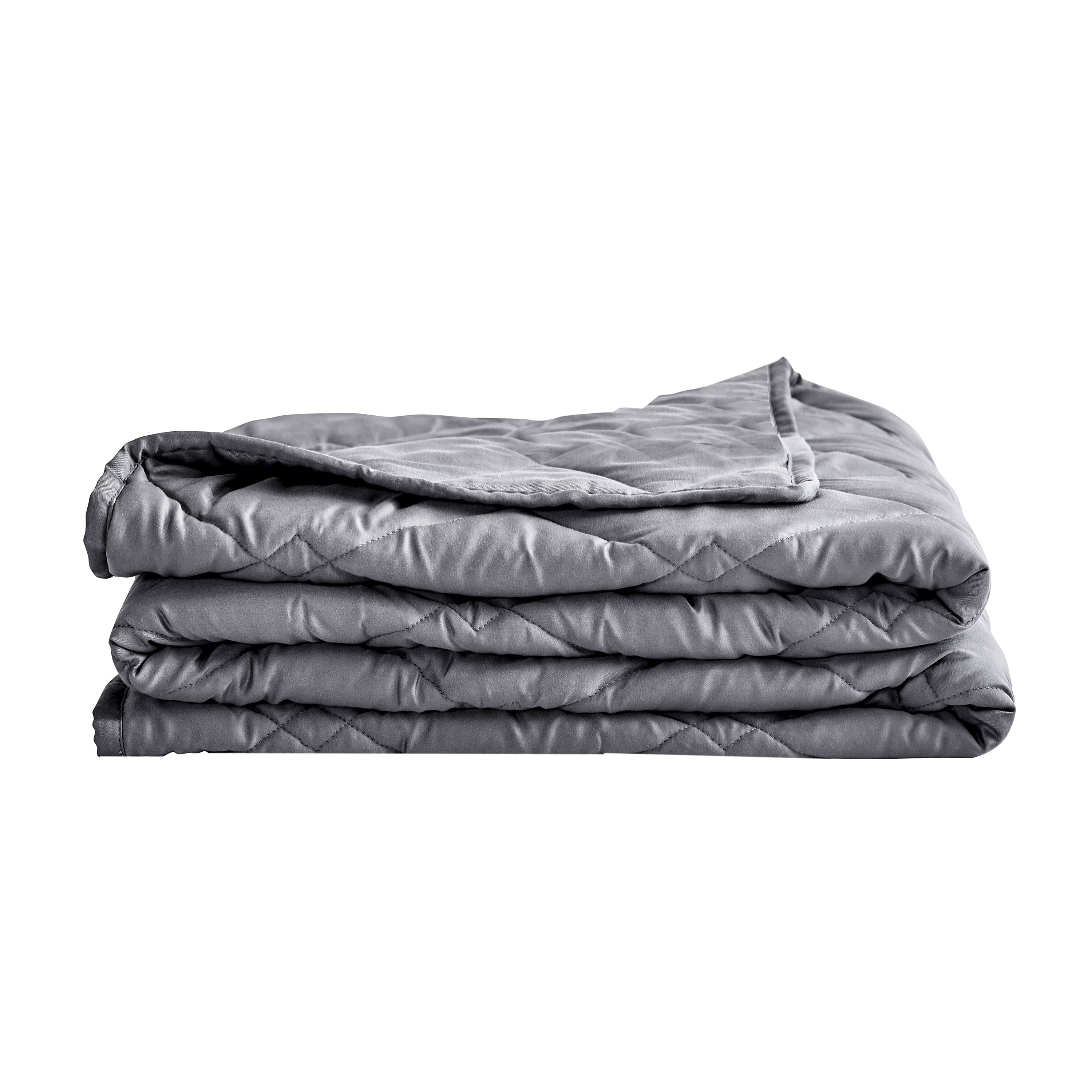 Sutton Home Rejuve Grey 10 lbs Tencel Weighted Blanket 50"x60