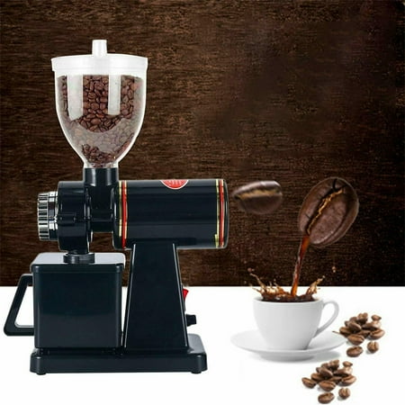 

Professional Electric Coffee Grinder Coffee Powder Grinding Machine Adjustable Thickness Coffee Grinder (Black)