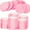 Pink, variant on 60 Pack Makeup Sponge,Happon Face Paint Sponge Set,Round Sponge Puff,Makeup Sponge Blenders for Liquid Foundation, Creams, and Powders