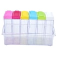thumbnail image 2 of Organizador de condimentos, caja de condimentos, contenedores de especias para alimentos de seis piezas, caja de pimienta, diseño fácil de usar, 2 of 12