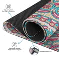 thumbnail image 3 of Mandala Mahjong Mat for Table, 31.5*31.5in Anti Slip American Mahjong Table Cloth, Noise Reduction, Neoprene Mah jongg Mat with Carrying Bag & 3 Dices, Mahjong Accessories Gift, Board Tile Games Mats, 3 of 7