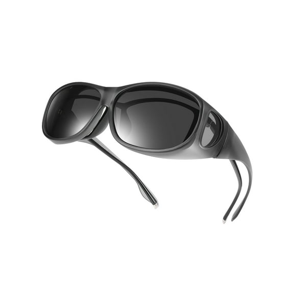 TINHAO Fit Over Wrap Sunglasses Polarized Wear Over Eyeglasses 100% UV Protection for Men and Women