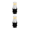 thumbnail image 2 of Speravity Paquete de 2 luces de giro, accesorios mejorados de seguridad, 12V de respaldo, rendimiento estable, lámpara de señal, luces de reserva, Luz amarilla 2piezas Speravity CBP448863, 2 of 5