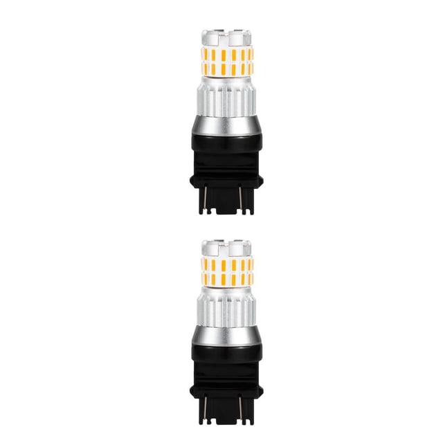 Riwesomey 2 piezas de luz de giro, accesorios mejorados de seguridad, 12V de respaldo, rendimiento estable, lámpara de señal, luces de reserva, bombilla Luz amarilla 2piezas Riwesomey CBP448863