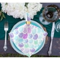 thumbnail image 5 of GZHJMY Dreamy Mermaid Scale Cloth Napkins, Set of 6 20 x 20 Inch Soft & Comfortable Polyester Dinner Napkins for Family, Restaurant, Weddings, Parties, Celebration, 5 of 5