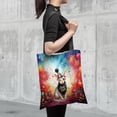 thumbnail image 4 of Hello 2025 Sphynx Celebrates Happy New Year Firework Balloon All Over Print 3D Canvas Tote Bag Cat Lover Kitten Owner Gifts Idea Reusable Handbag - 02024, 4 of 5