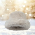 thumbnail image 4 of Milageto Winter Bucket Hat Cute Cossack Hat Russian Hat for Motorcycle Hiking Cycling Beige, 4 of 6