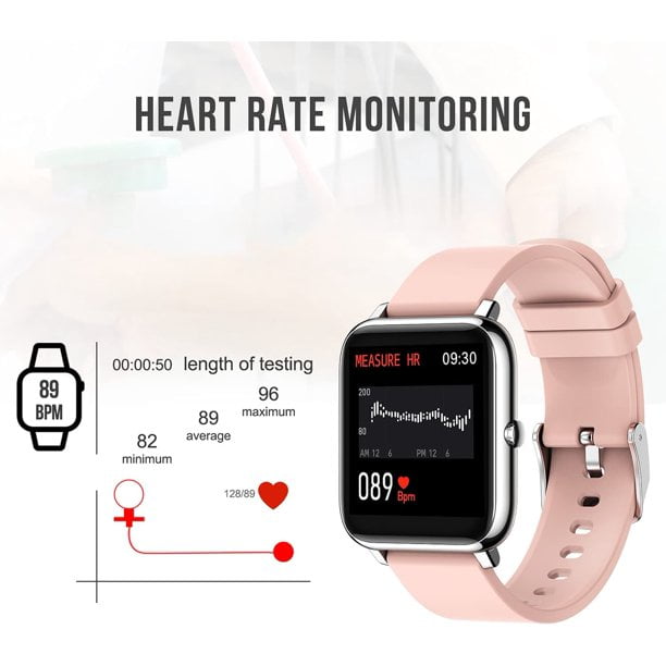 Multi Function Watch Android Ios Mobile Smart Watch 1.4 Inch Full Touch Screen Fitness Tracker Male And Female Heart Rate Monitor Smart Watch Step Counter Waterproof Fitness Watch Walmart
