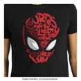 thumbnail image 3 of Playera Spiderman Talla M Manga Corta con Rostro al Frente Negro, 3 of 3