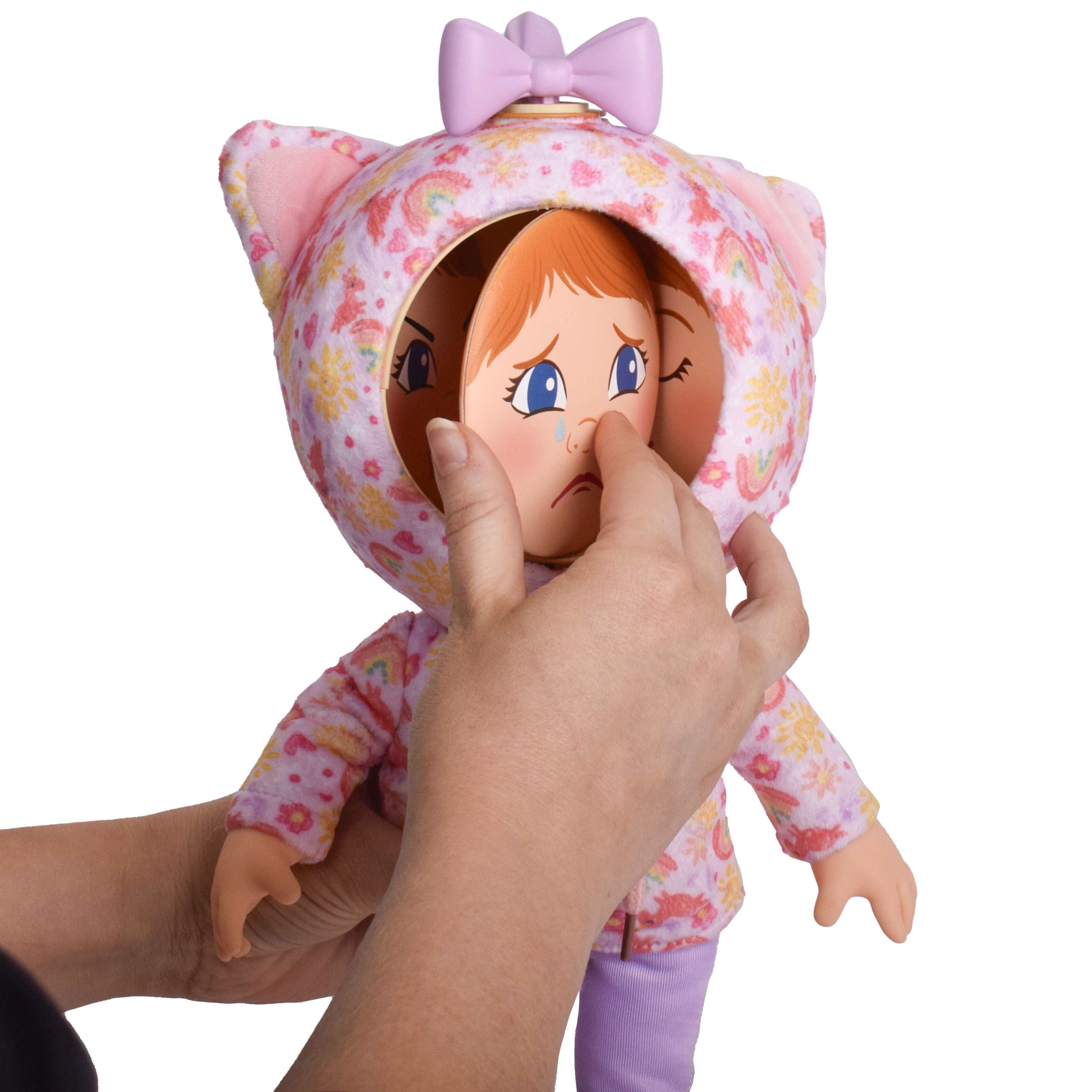 Moodles Zoey - 12 inch Doll with 6 Facial Expressions, Gift for Toddler and Kids, Ages 2+