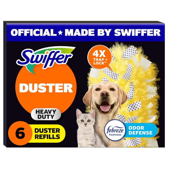 Swiffer Dusters Heavy Duty Duster Refills, Pet, 6 Count