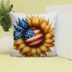 thumbnail image 4 of Funda de Almohada de Girasol Sin Núcleo, Funda de Cojín para Sofá Del Día de La Independencia, 4 of 7