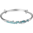 thumbnail image 3 of Pulseras Hatsune Miku para niñas joyería plateada brazalete de Anime, 3 of 5