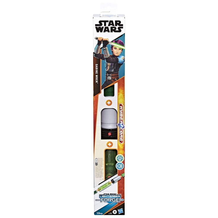 Star Wars Sabine Wren Kyber Core Electronic Lightsaber, Green