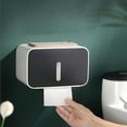 thumbnail image 5 of Wall Mounted Toilet Paper Holder PS ABS Waterproof Roll Paper Tissue Storage Box Bathroom Accessories, 5 of 5