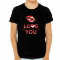 thumbnail image 2 of Boys Valentines Day Shirt - Valentines Day Shirts for Boys - LOVE YOU Valentine Shirts for Kids, 2 of 8