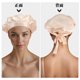 thumbnail image 2 of Bonete de cabello de seda sintética Unique Bargains con correas ajustables, gorro de dormir para mujeres, color rosa, 2 of 6