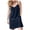 Dark Blue dresses for women 2023, variant on Wycnly Dresses for Women Vintage Cotton Linen Loose Spaghetti Strap Mini Dresses with Pocket V-Neck Sleeveless Solid Summer Short Formal Dress Beige l