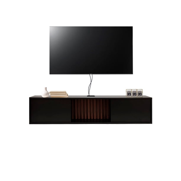 Repisa Flotante para TV, Mueble Minimalista para Pantalla, Centro de Entretenimiento Diseño Moderno.