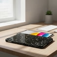 thumbnail image 2 of Funda Para Ipad 10th 10.9 /11th A16 Glitter Brillo Silicona Negro., 2 of 4