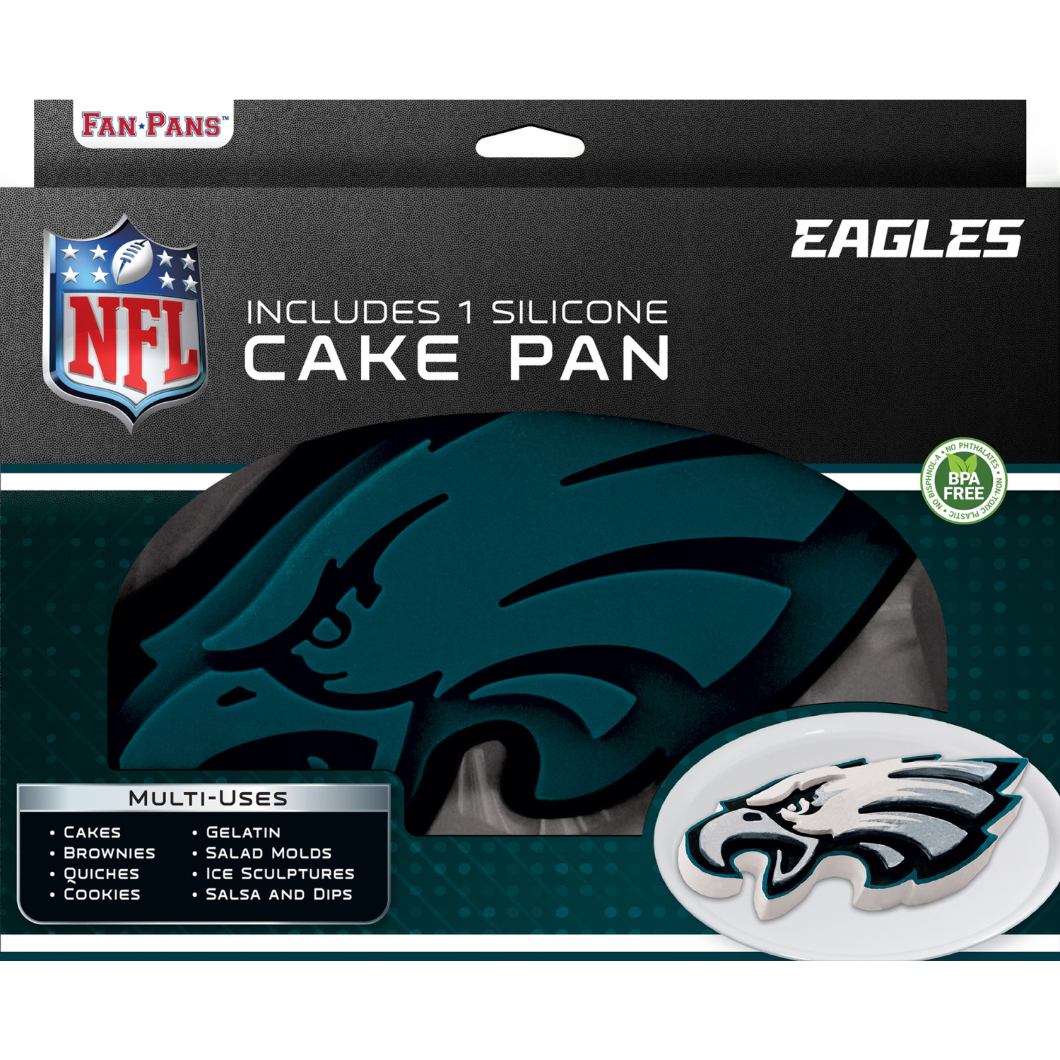 Philadelphia Eagles Cake Pan - image 3 of 3