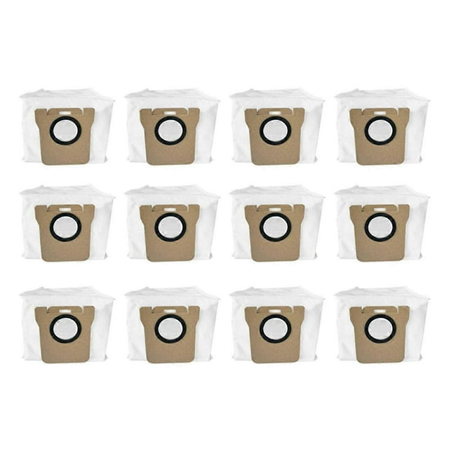 12pcs Fit for Robot Vacuum X20+/X20 Plus Replacement Parts Accessories Dust Bag