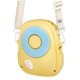 thumbnail image 1 of Ventilador de cuello colgante Ventilador de escritorio 2 velocidades con cordón ajustable Ventilador de banda para el cuello Ventilador personal Amarillo, 1 of 8