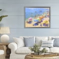 thumbnail image 3 of Stupell Industries Contemporary Colorful Day at Beach Gray Floating Frame Canvas Art, 31 x 25, by LSR Design Studio, 3 of 8