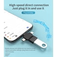 thumbnail image 2 of USB C Lightning Micro USB A Male to OTG Adapter(3in1)for iPhone16 15 Pro Max Type C OTG 3.0 Cable Camera Thunderbolt Converter for iPad Macbook Android Port Flash Drive Compatible for Samsung S25 S24, 2 of 7