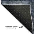 thumbnail image 5 of Addison Rugs Mayfield Premium Machine Washable Transitional Geometric Navy Rectangle Rug, 8' x 10', 5 of 6