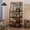 Black, variant on 5-Tier Kitchen Bakers Rack – Industrial Microwave Oven Stand & Coffee Bar – 2 Large Wire Baskets, 8 Hooks for Spices & Pots – Utility Storage Shelf, Black + Vintage Color