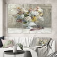 thumbnail image 1 of Designart - Rustic Florals White - Cabin & Lodge Premium Canvas Wall Art, 1 of 1